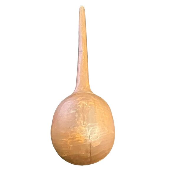 Quail Bee Decorative Spoon Tole Painted Hand Carved Vintage Wooden Giant Glued - Picture 5 of 13